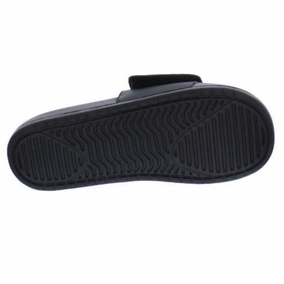 NWT Kirkland Signature Logo Slide Sandal BLACK - MEN sizes - Picture 6 of 8